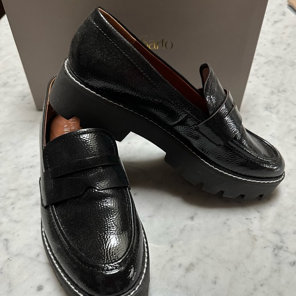 loafers Bazel black size 9 platform. Franco Sarto brand NEW! - Picture 3 of 6